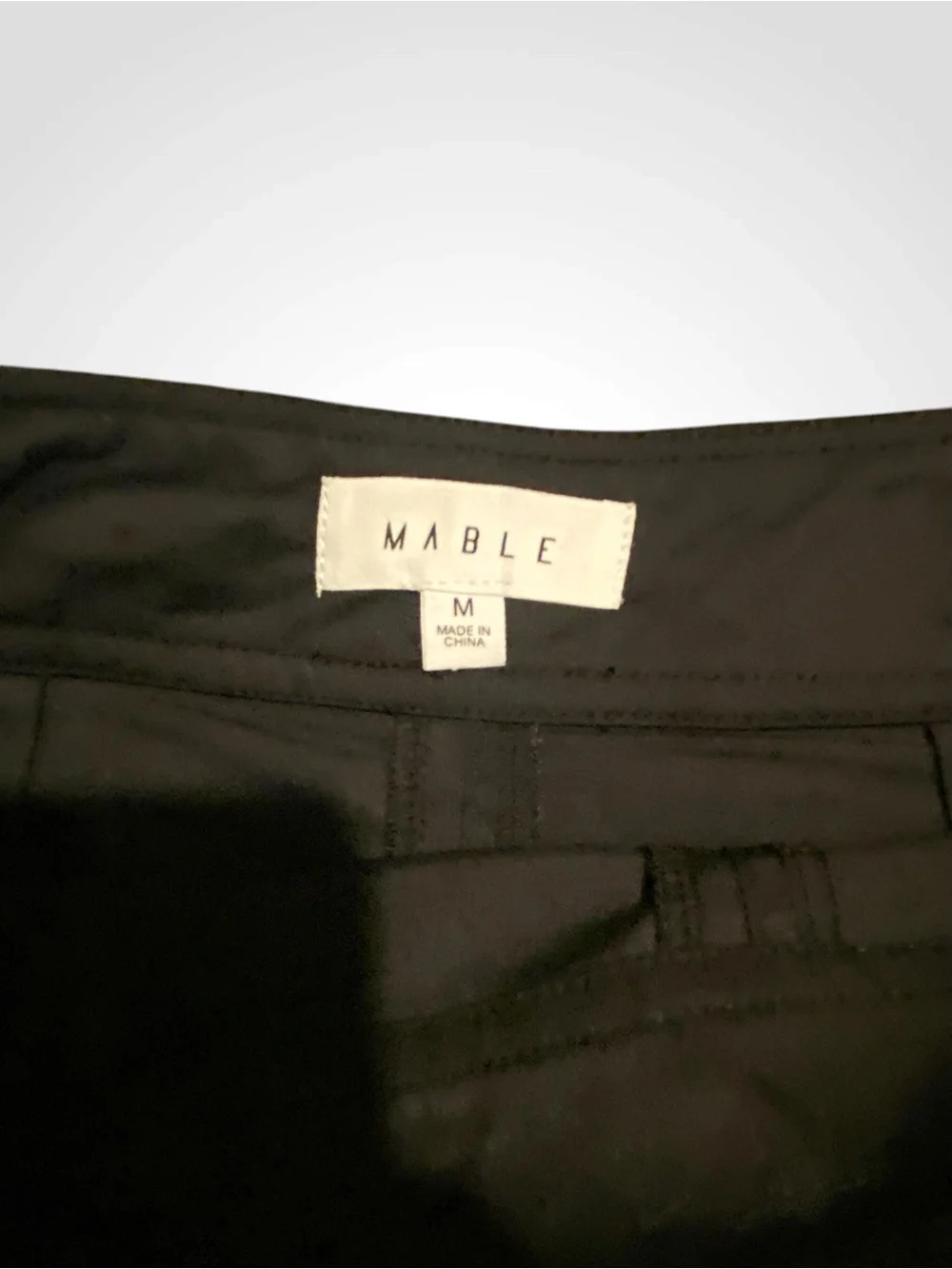 New Black Pleated Mini Skort by Mable Side Zip Tennis Skort NWOT size M - Picture 5 of 8